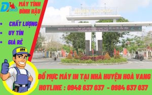 Đổ mực máy in tại nhà huyện hoà vang