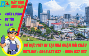 Đổ mực máy in tại nhà quận hải châu