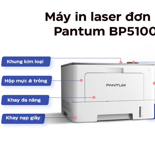 MÁY IN LASER ĐEN TRẮNG PANTUM BP5100DW