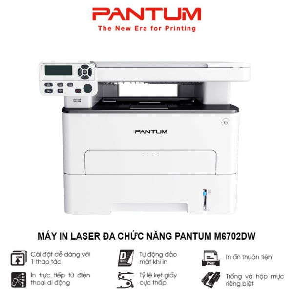 Máy in laser đen trắng PANTUM M6702DW