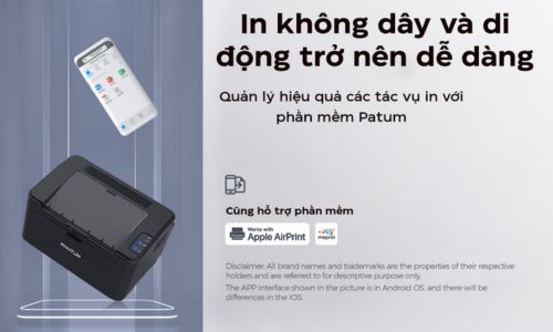 Máy in laser đen trắng PANTUM P2505W